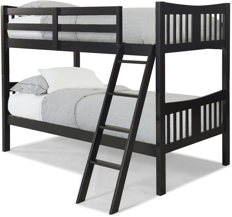 Storkcraft 09720-12b Caribou Bunk Bed-black