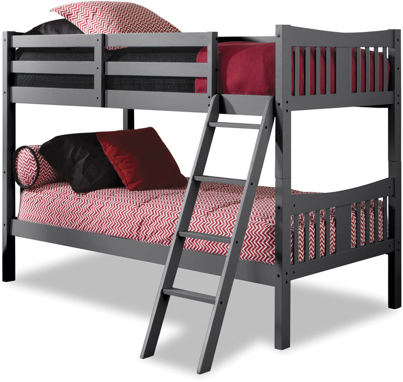 Storkcraft 09720-12g Caribou Bunk Bed-grey