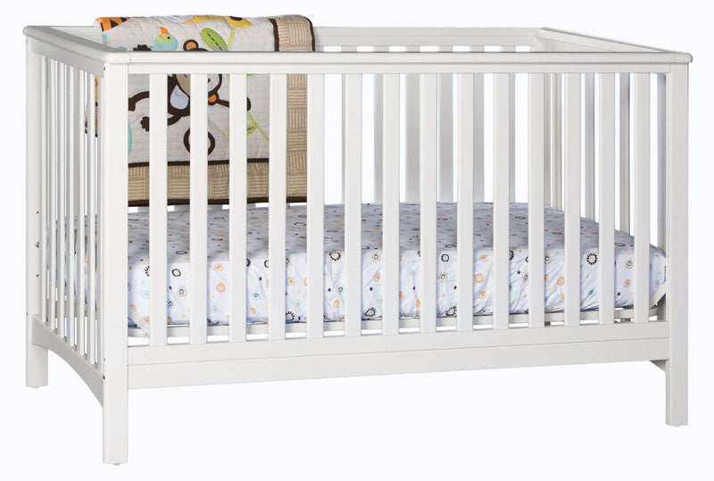 Storkcraft 04520-031 Hillcrest Fixed Side Convertible Crib-white