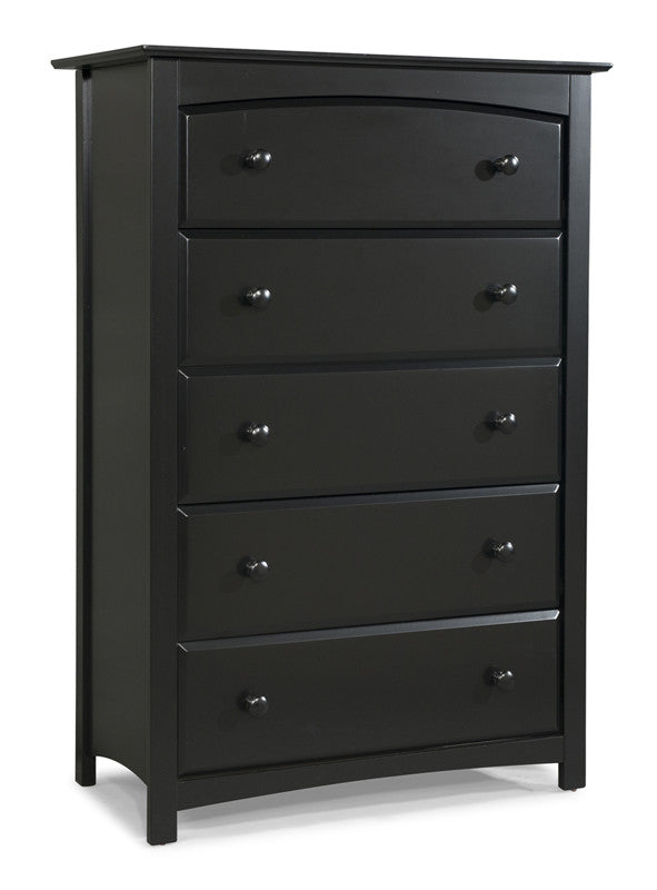 Storkcraft 03555-10b Kenton 5 Drawer Chest-black