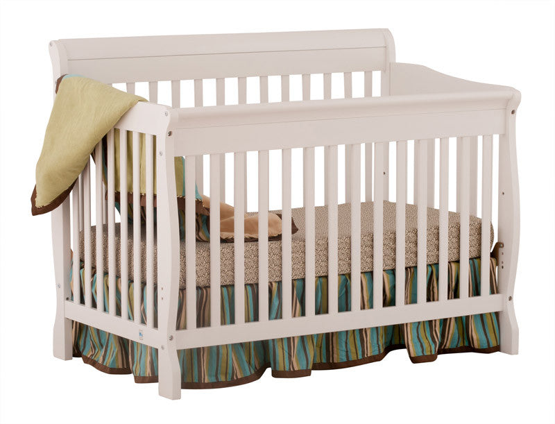 Storkcraft 04587-451 Modena Fix Side Convertible Crib-white