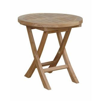 Anderson Teak Tbf-5080r Montage 20" Round Folding Table