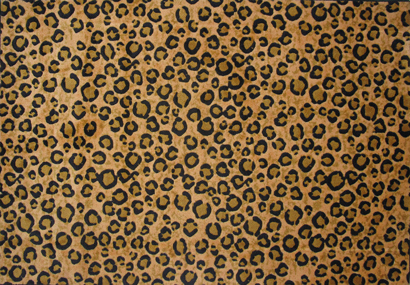 Fun Rugs Tsc-048 0811 Supreme Collection Leopard Skin Multi-color - 8