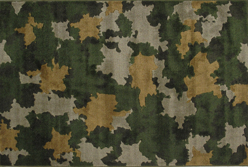 Fun Rugs Tsc-066 5376 Supreme Collection Camouflage Multi-color - 5