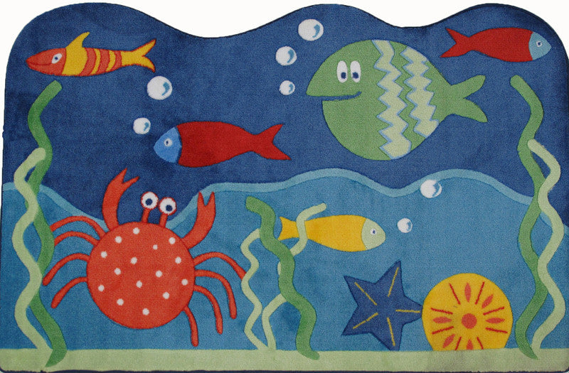 Fun Rugs Tsc-222-3958 Supreme Collection Under World Multi-color - 39 X 58 In.