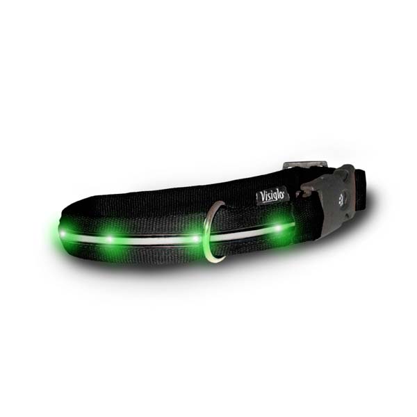 Visiglo V455 Nylon Collar With Led Lights