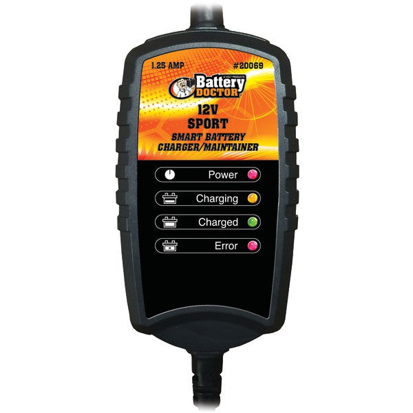 Battery Doctor 20069 Battery Doc 12-volt 1.25-amp Sport Cec Charger/maintainer