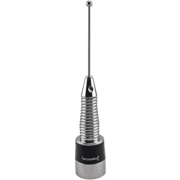Browning Br-167-s 136mhz–174mhz Vhf Pretuned Unity Gain Land Mobile Nmo Antenna (stainless Steel)