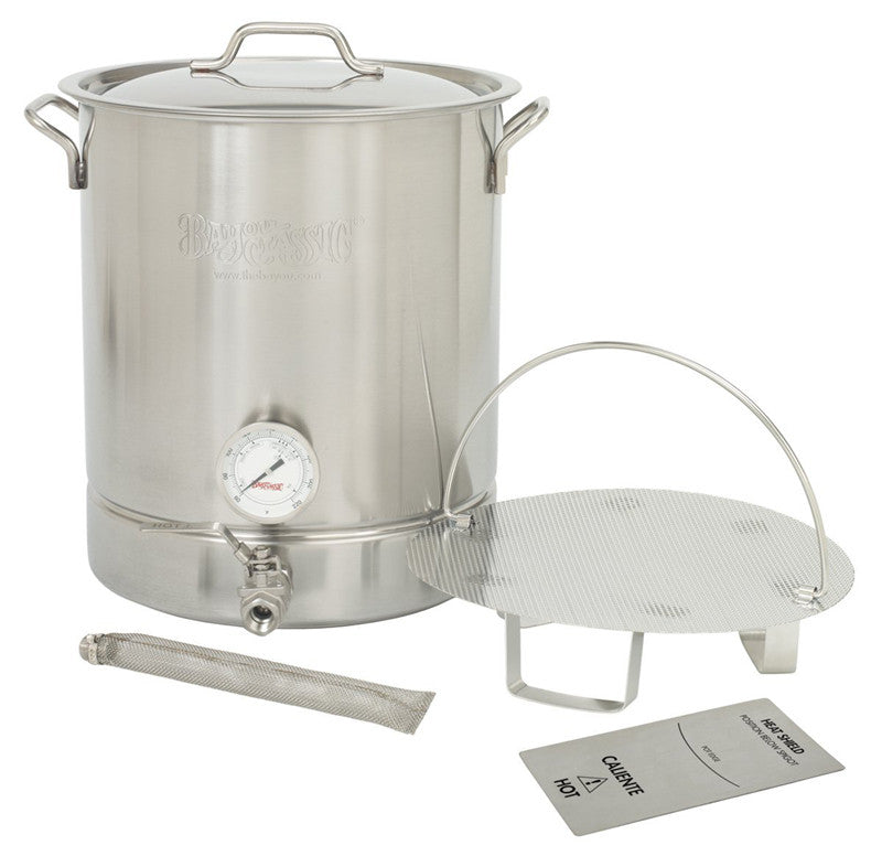 Bayou Classic 8-gal. Brew Kettle Set, Stainless, 32-qt. 800-408 Kettle