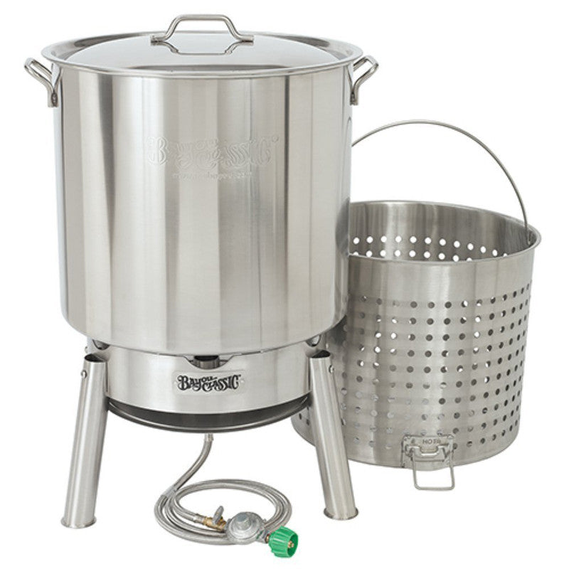 Bayou Classic Crawfish Cooker Kit (kds1 Cooker & 82 Qt Stainless Pot) Kds-182 Cooker