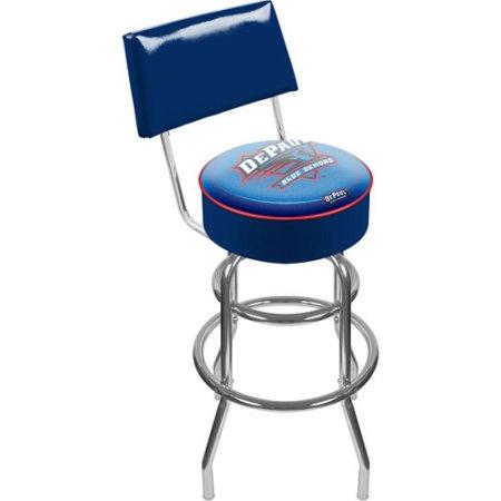 Depaul University Lrg1100-dep Depaul University Padded Bar Stool With Back