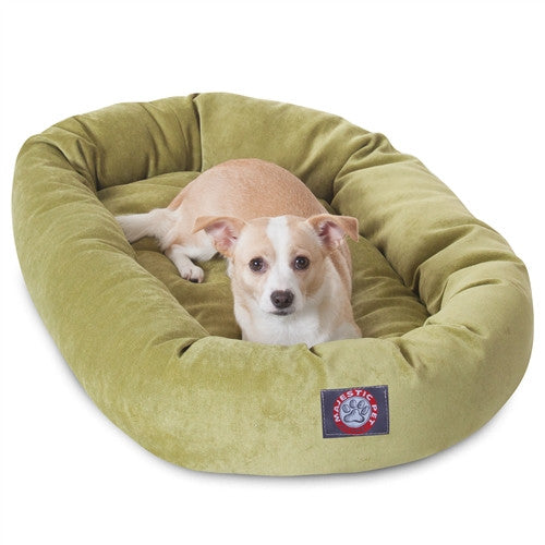 Majestic Pet Products 32" Apple Villa Collection Micro-velvet Bagel Bed By Majestic Pet Products