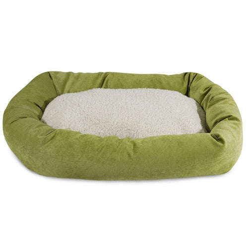 Majestic Pet Products 24" Apple Villa Collection Sherpa Bagel Bed