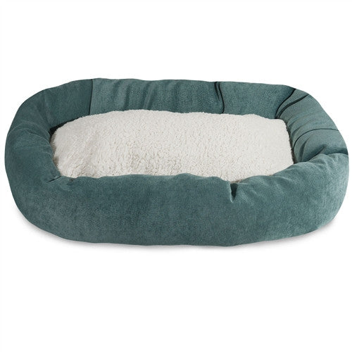 Majestic Pet Products 52" Azure Villa Collection Sherpa Bagel Bed