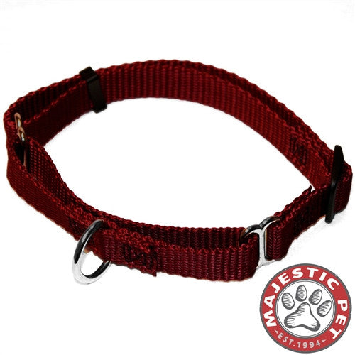 Majestic Pet Products 18in - 26in Martingale Burgundy, 100-200 Lbs Dog By Majestic Pet Products