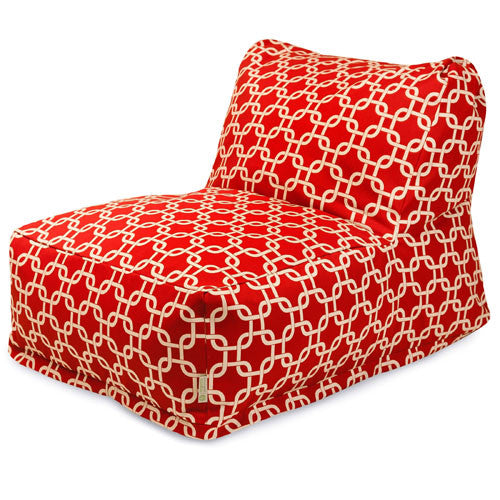 Majestic Home Goods 85907210304 Red Links Bean Bag Chair Lounger