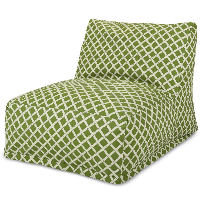 Majestic Home Goods 85907220304 Sage Bamboo Bean Bag Chair Lounger