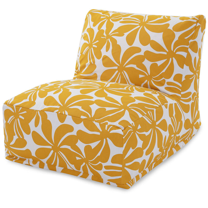 Majestic Home Goods 85907220320 Yellow Plantation Bean Bag Chair Lounger