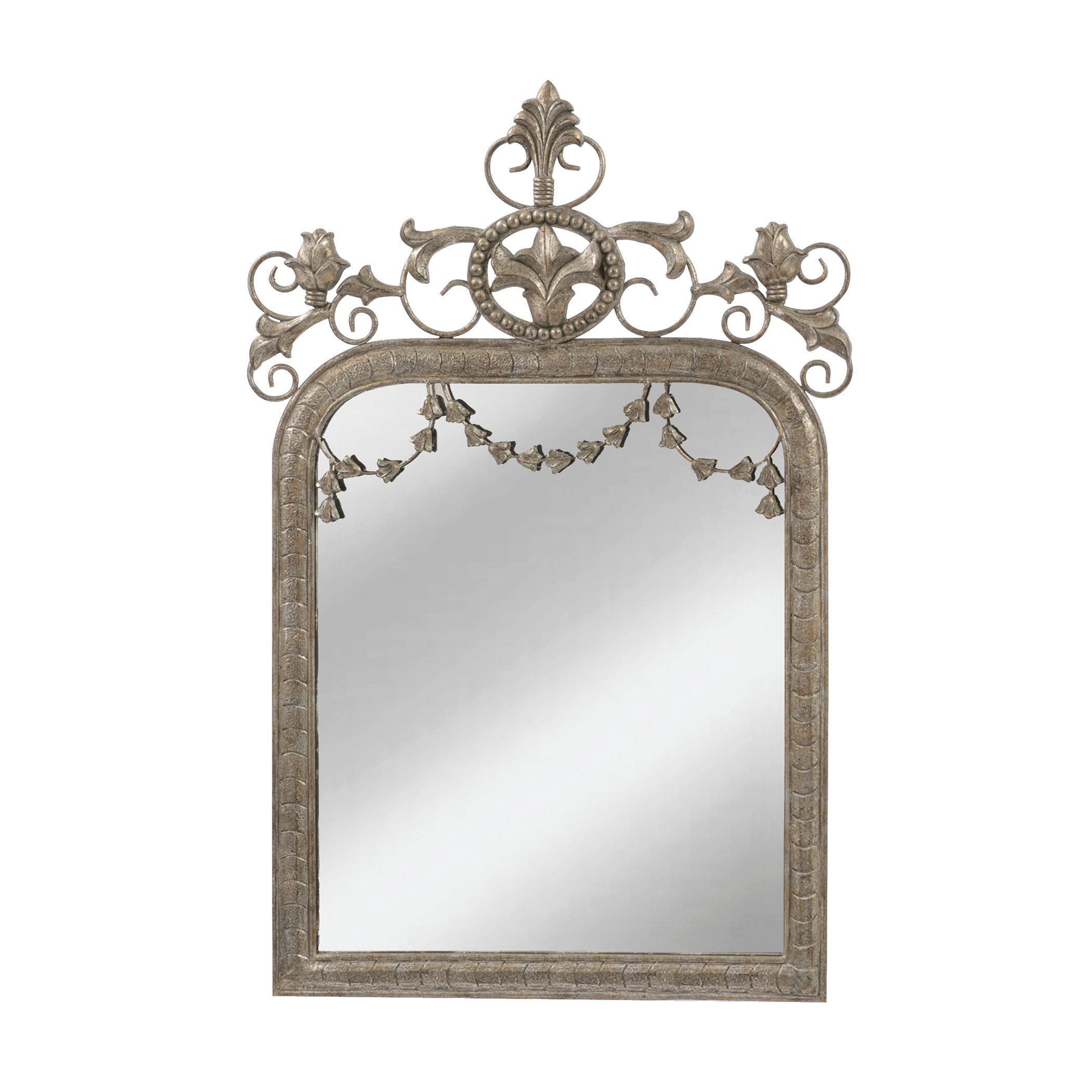 Mirror Masters Mm3465-0016 Latrobe Collection Aztec Silver Finish Wall Mirror