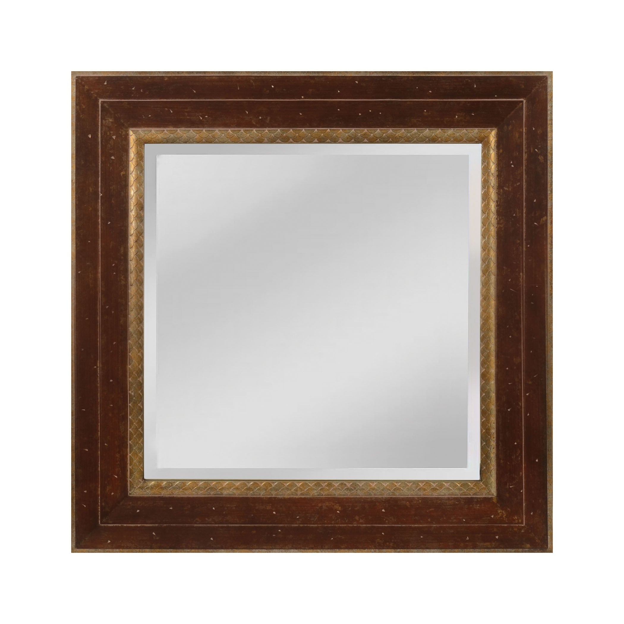 Mirror Masters Mw4053c-0036 Darcey Collection Walnut,roman Gold Finish Wall Mirror