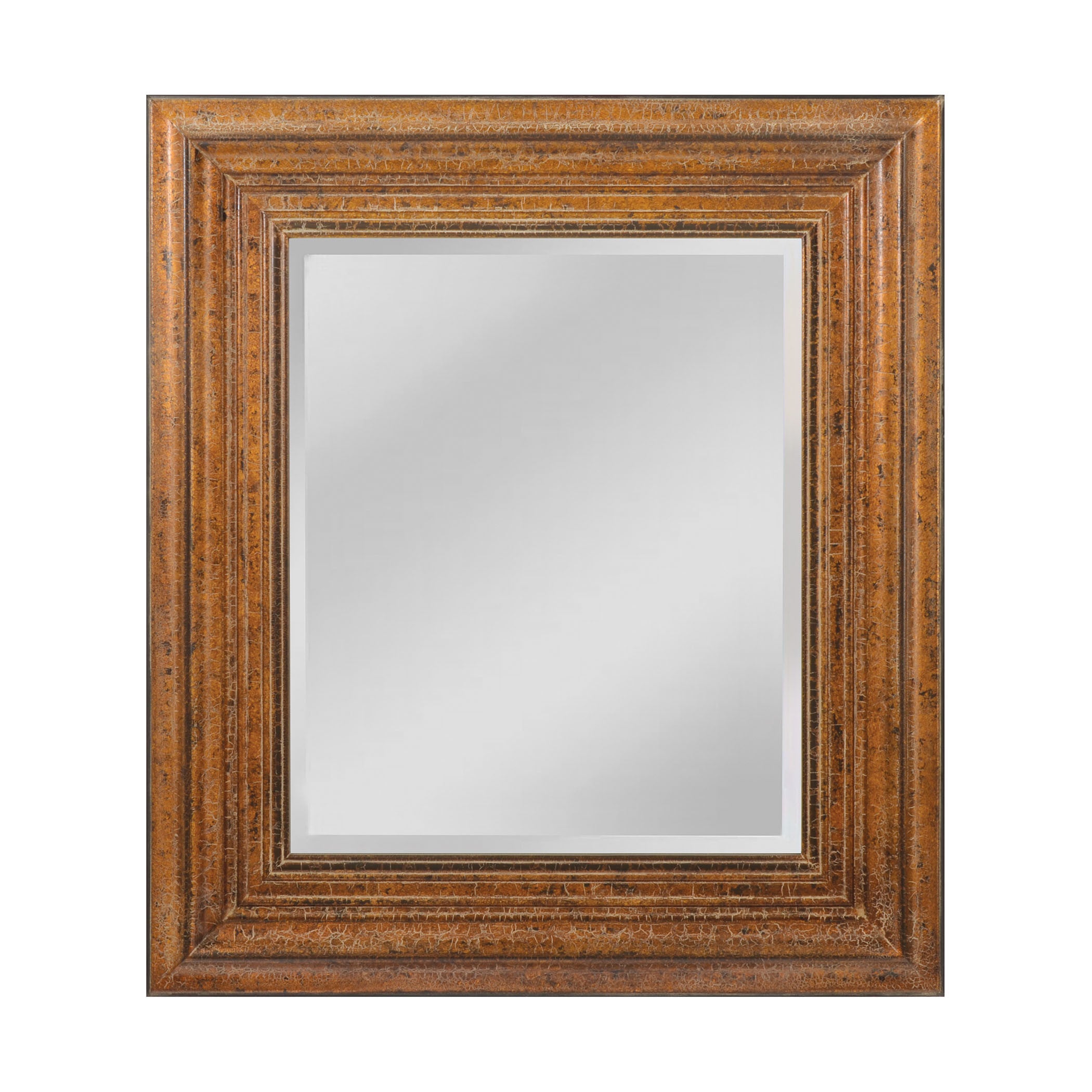 Mirror Masters Mw4074a-0039 Barnett Collection Crackled Bronze Finish Wall Mirror