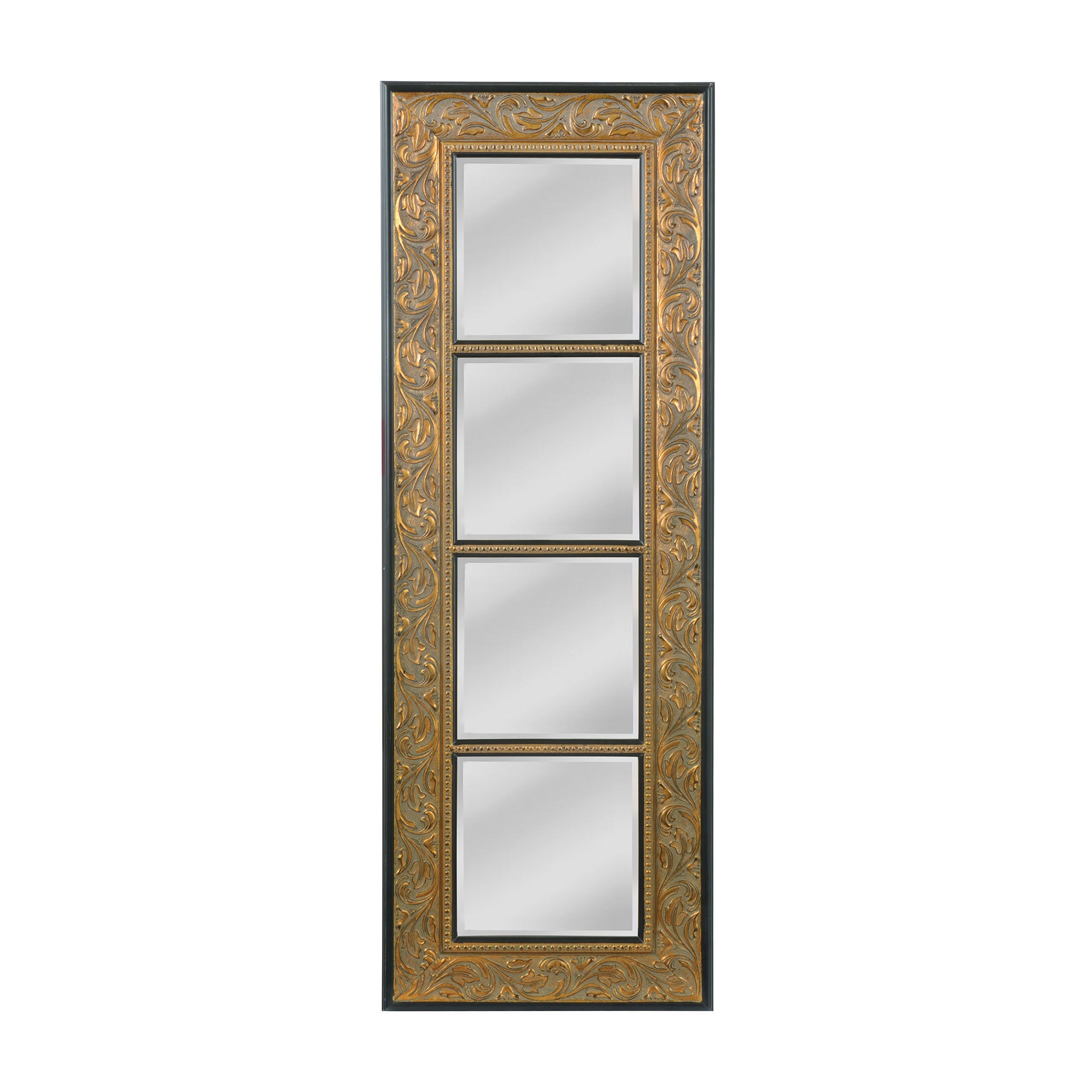 Mirror Masters Mw4104-0023 Skyler Collection Rustic Gold Finish Wall Mirror