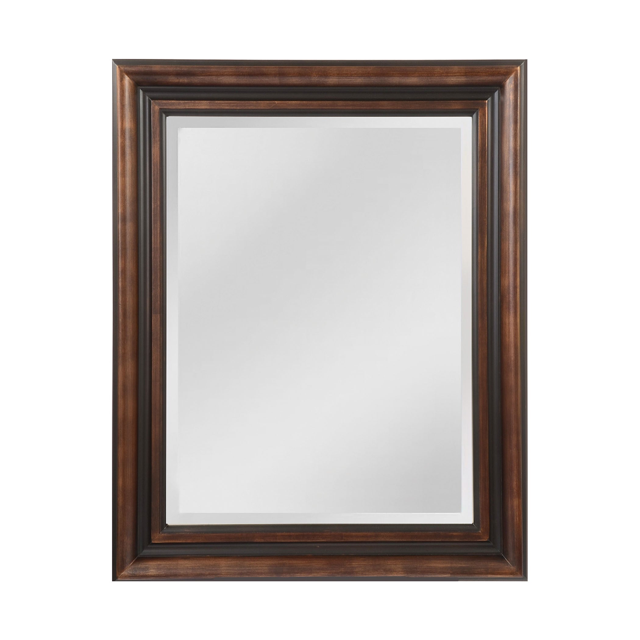 Mirror Masters Mw4105b-0037 Gastonia Collection Walnut,black Finish Wall Mirror