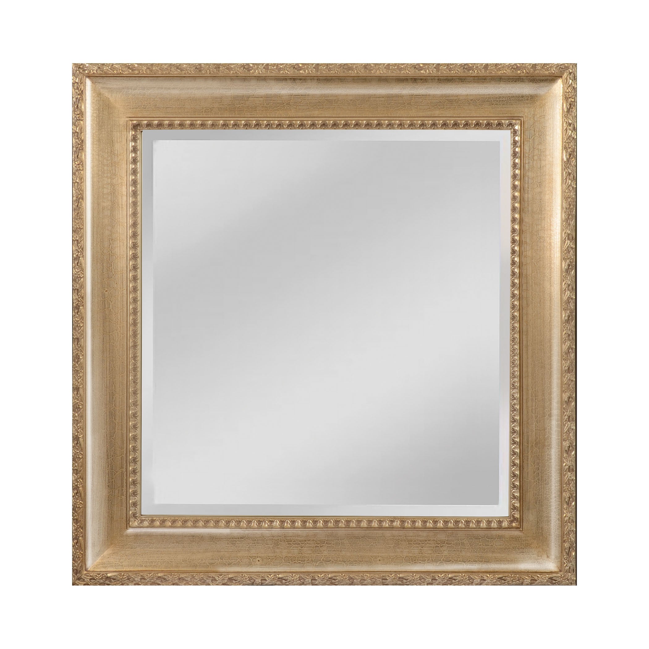 Mirror Masters Mw4508b-0027 Beacon Street Collection Light Walnut,silver Mist Finish Wall Mirror