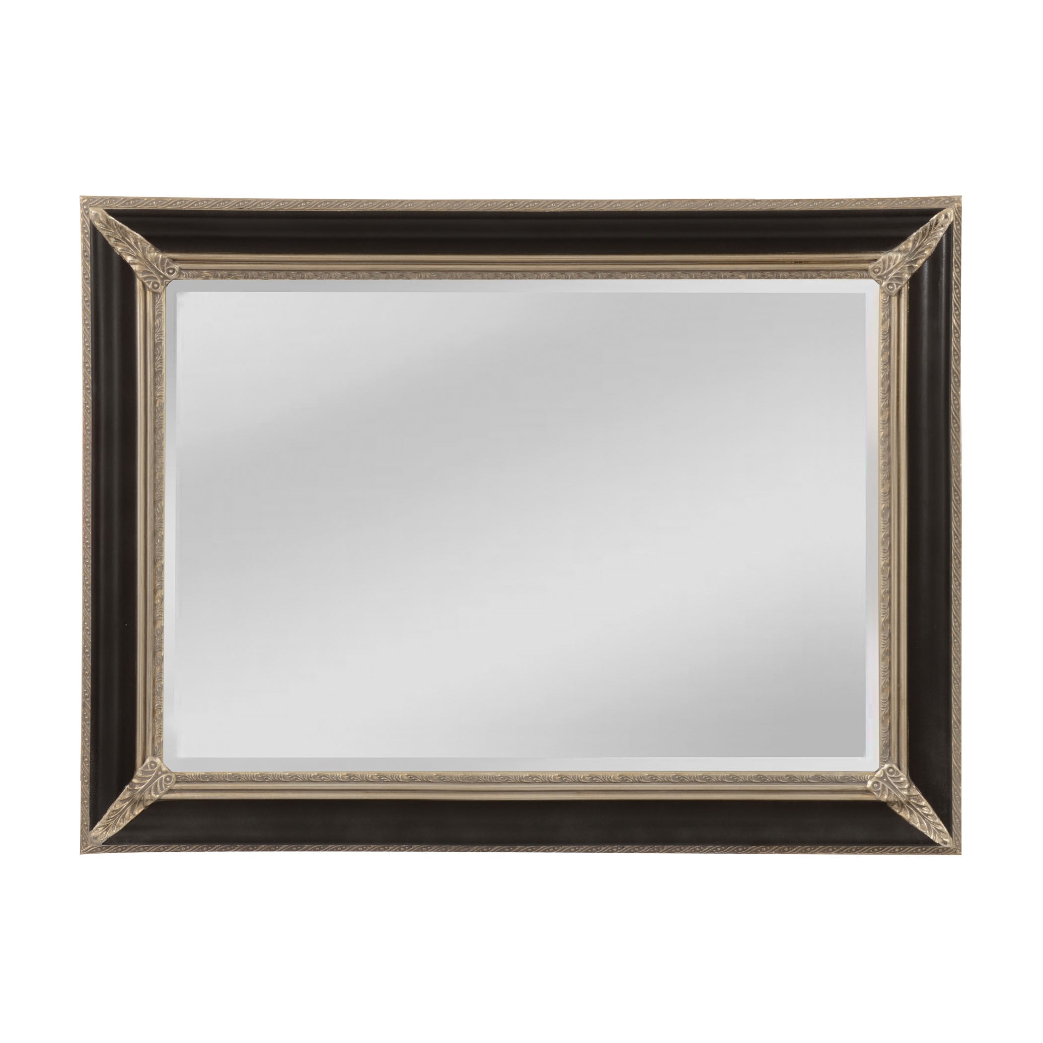 Mirror Masters Mw5800c-0044 Kingsdale Collection Aged Sterling,ebony Crackle Finish Wall Mirror
