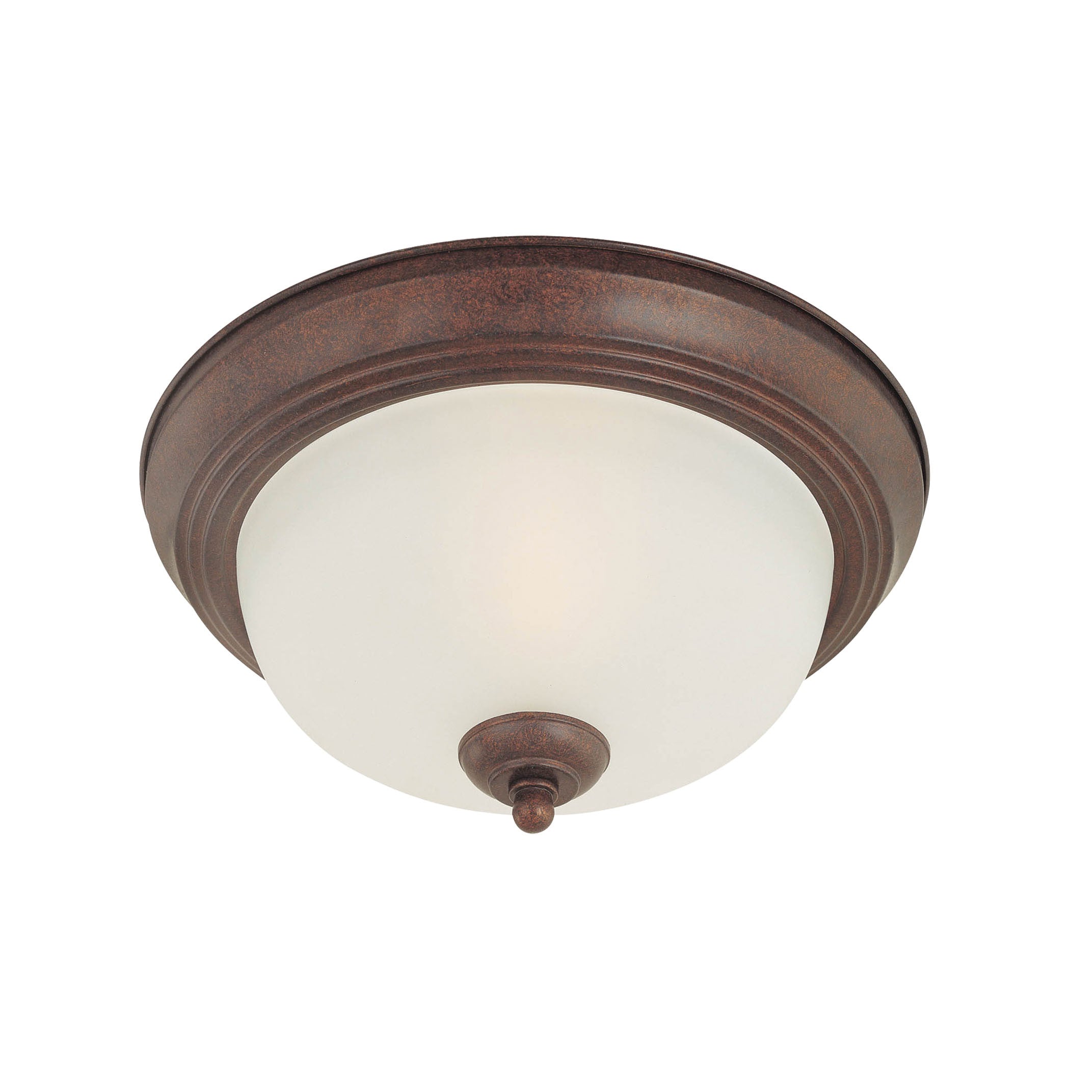 Thomas Lighting Sl878223 Essentials Collection Colonial Bronze Finish Transitional Flush