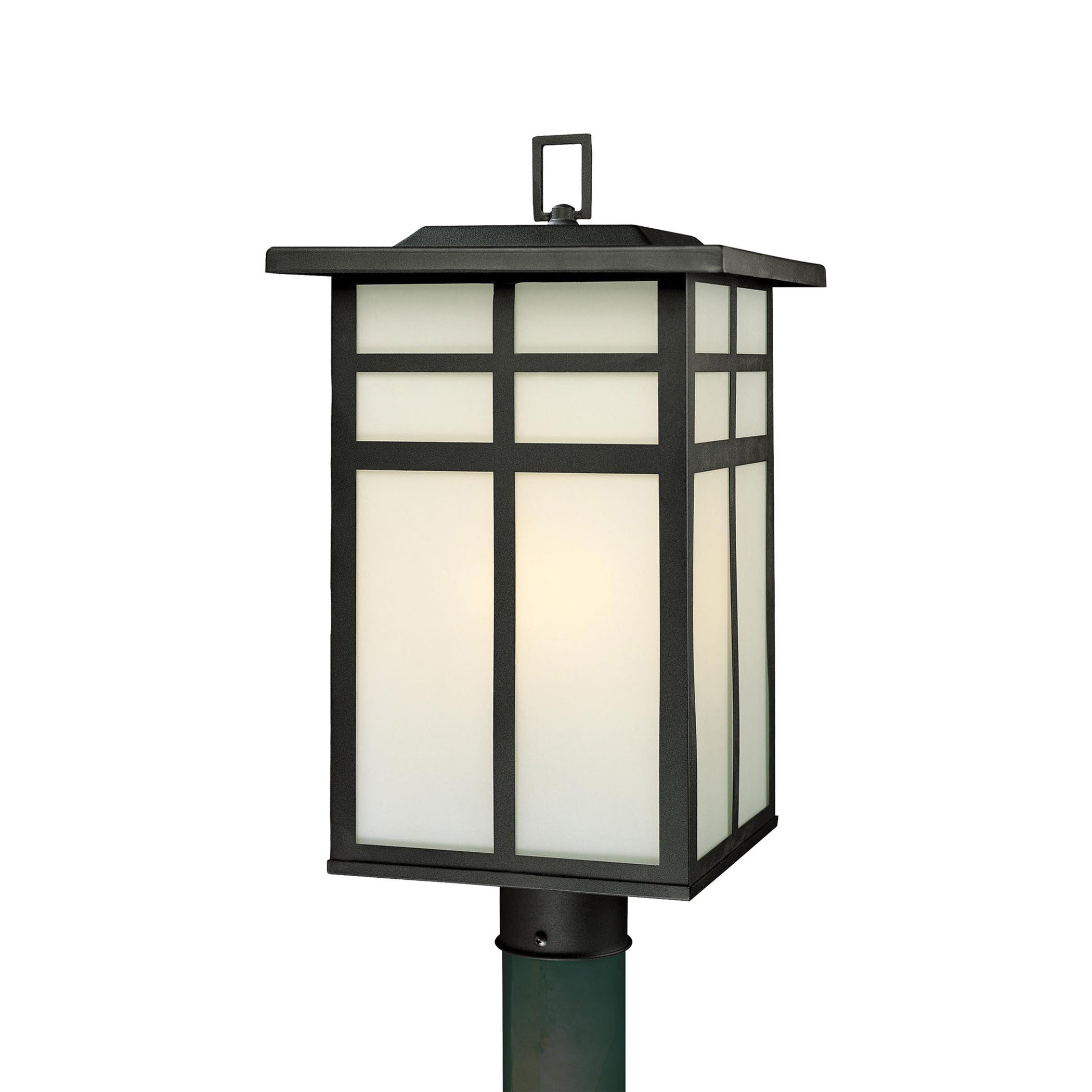 Thomas Lighting Sl90067 Mission Collection Black Finish Transitional Outdoor Post