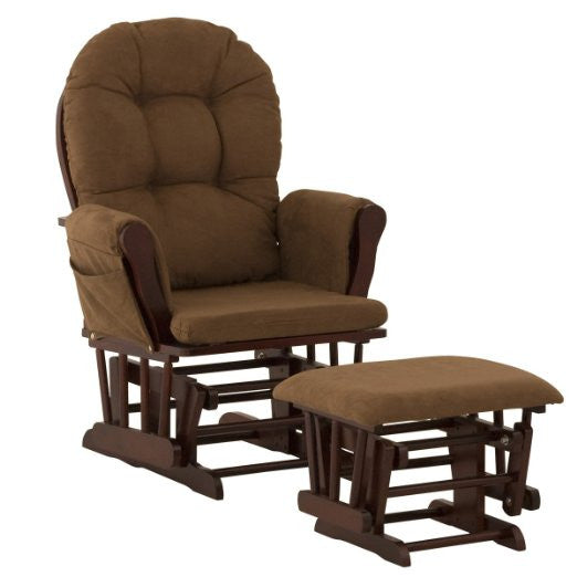 Storkcraft 06550-694 Hoop Glider/ottoman-cherry W/chocolate