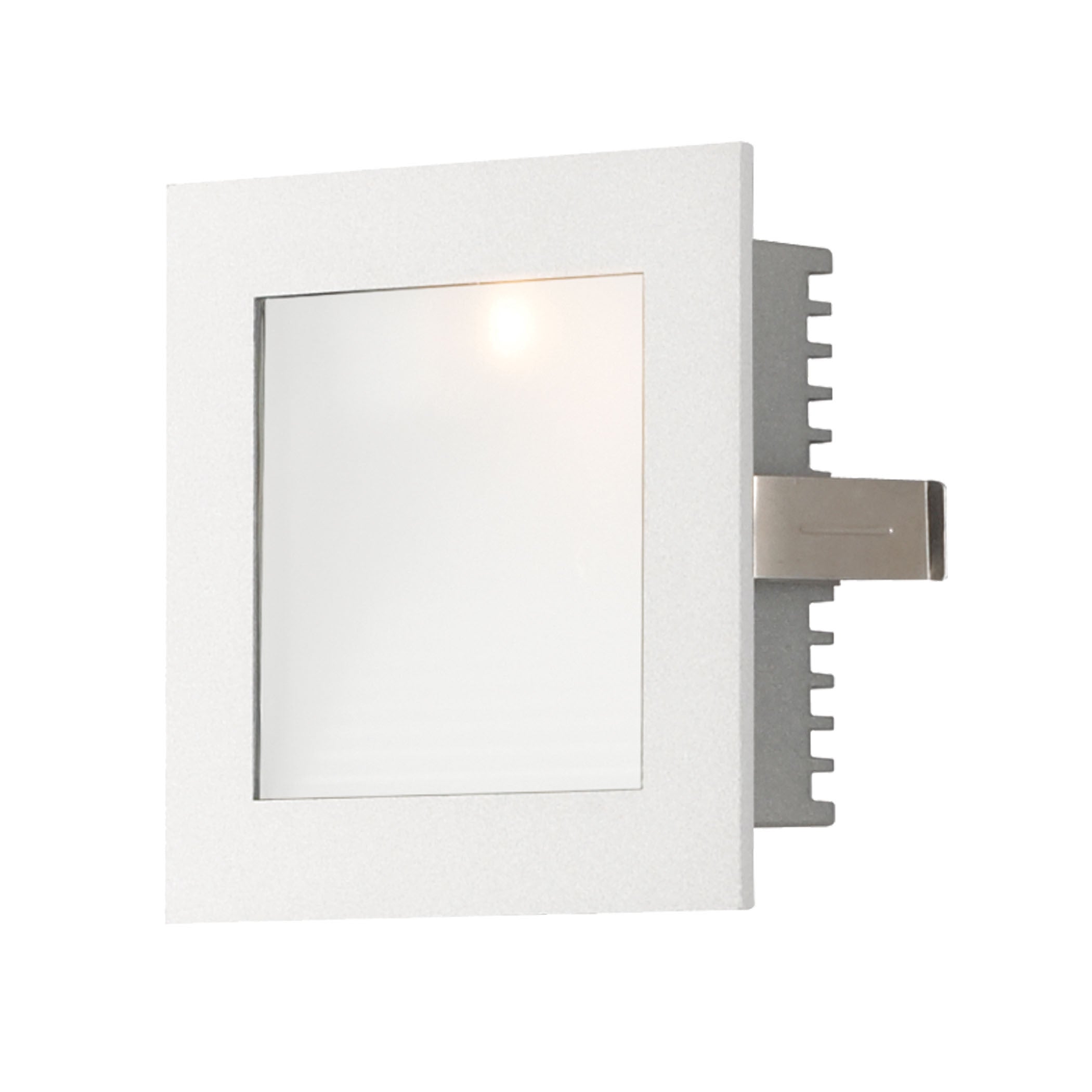Alico Wle-101w Steplight Led Collection Opal,white Finish Steplight