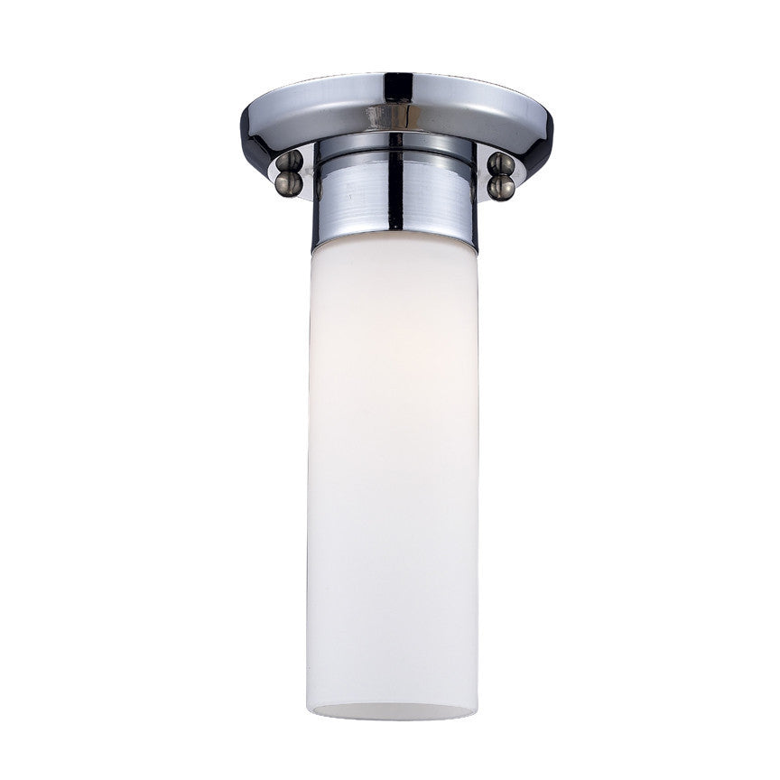 Z Lite Ibis Collection Chrome Finish One Light Flush Mount