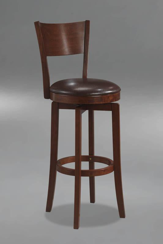 Hillsdale Planview Archer 24.5 Inch Swivel Counter Stool In Brown 4166-826