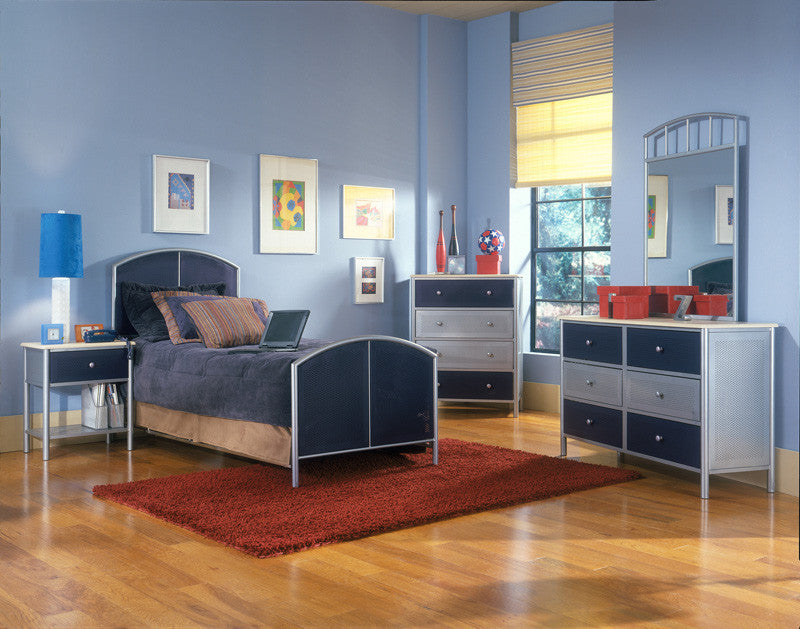 Hillsdale 1177bfrset4 Universal Bed - Full, Rails, Nightstand, Dresser, And Mirror