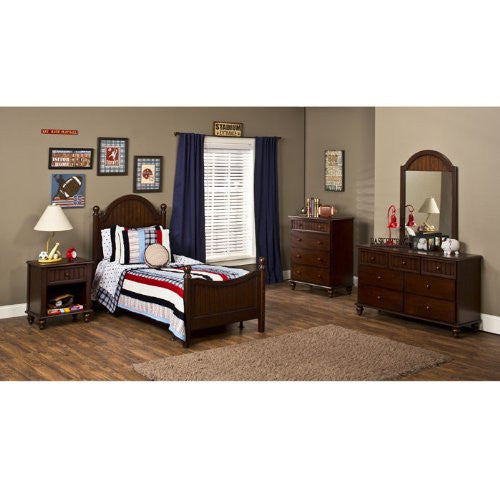 Hillsdale 1125f4set Westfield Bed - Full, Rails, Nightstand, Dresser, And Mirror