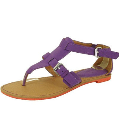 Athena-529 Gladiator Thong Flat Sandal