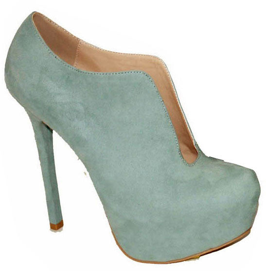 Miriam-95 Almond Toe Platform Bootie