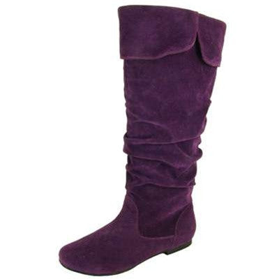 Neo-100xx Suede Slouchy Knee High Boot