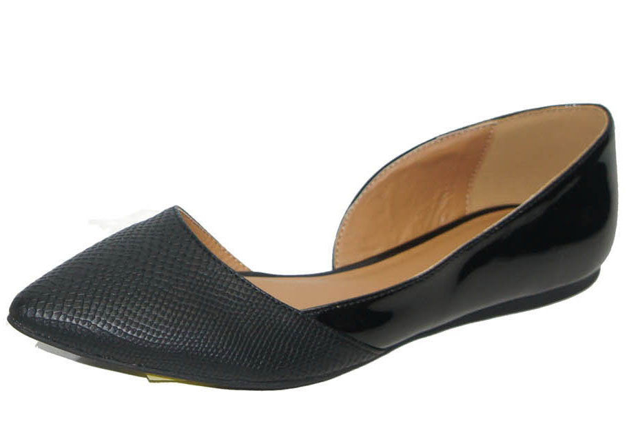 Pointer-29 Snake Pointy Toe Flat