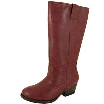 Trevor-02 Round Toe Knee High Boot