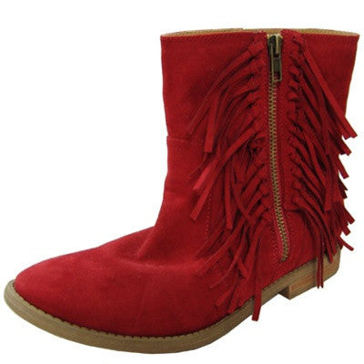 Vance-08 Women Fringe Boot