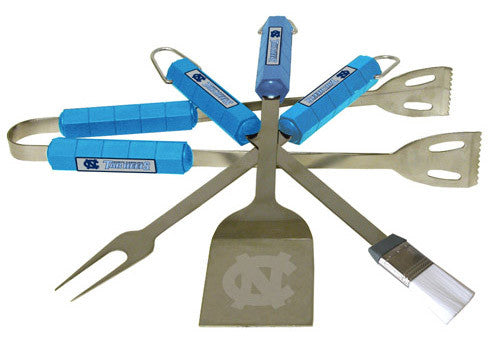 North Carolina Tar Heels 4 Pc Bbq Set