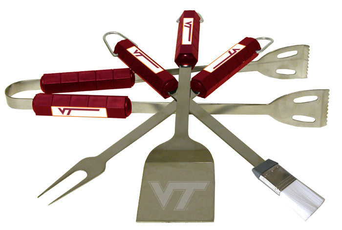 Virginia Tech Hokies 4 Pc Bbq Set