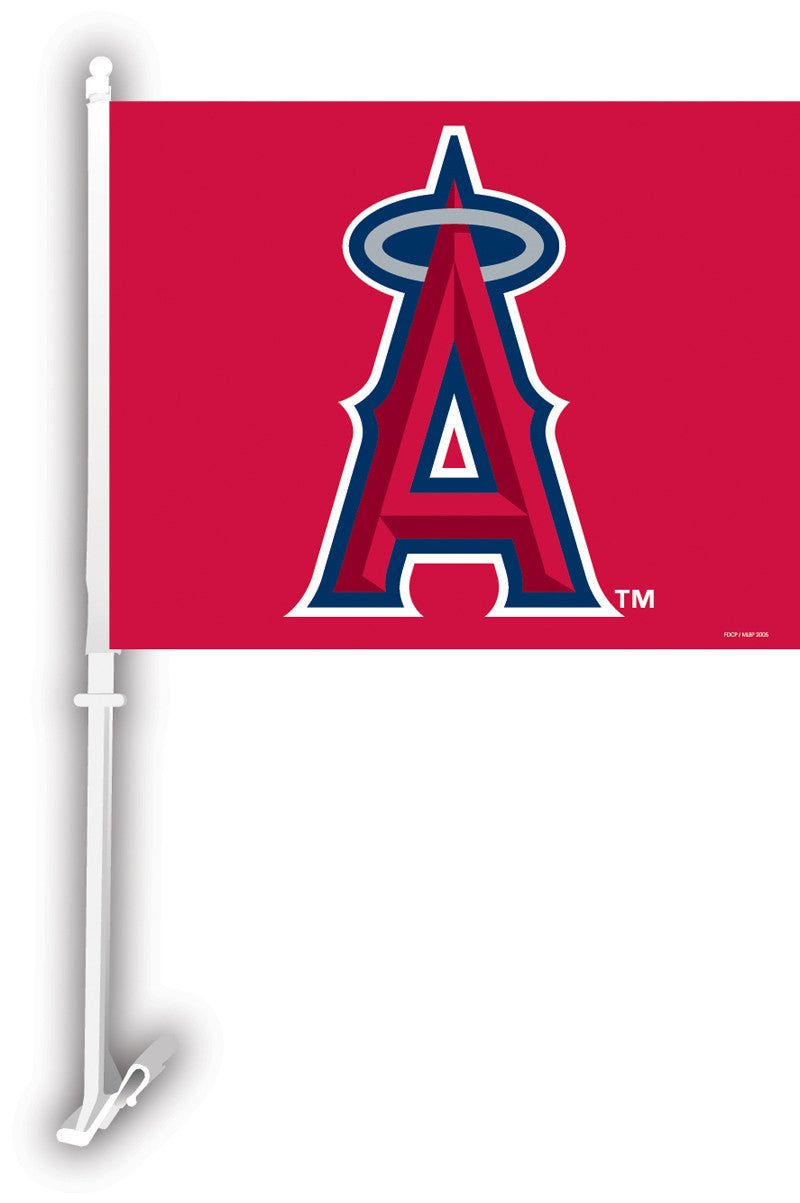 Anaheim Angels Car Flag W/wall Brackett