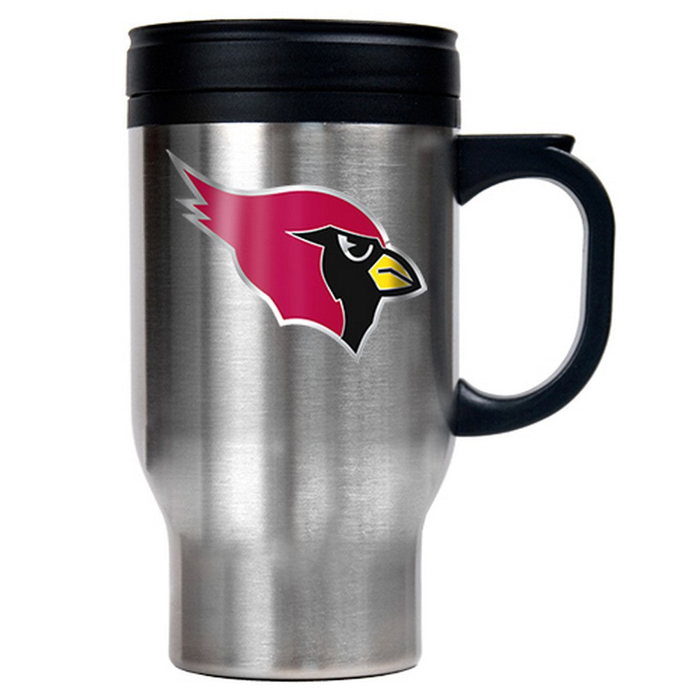 Arizona Cardinals Stainless Steel Thermal Mug W/ Emblem