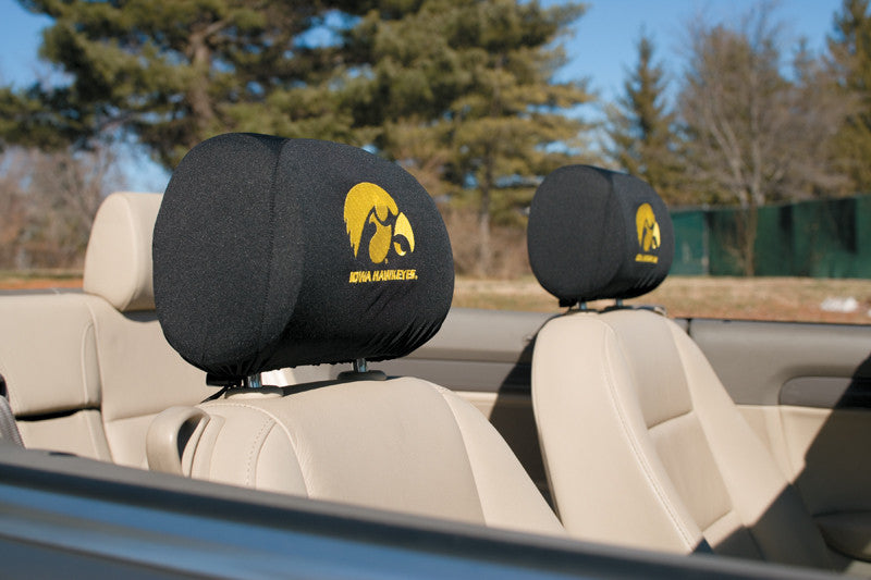 Iowa Hawkeyes Headrest Covers Set Of 2