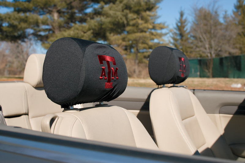 Texas A&m Aggies Headrest Covers Set Of 2