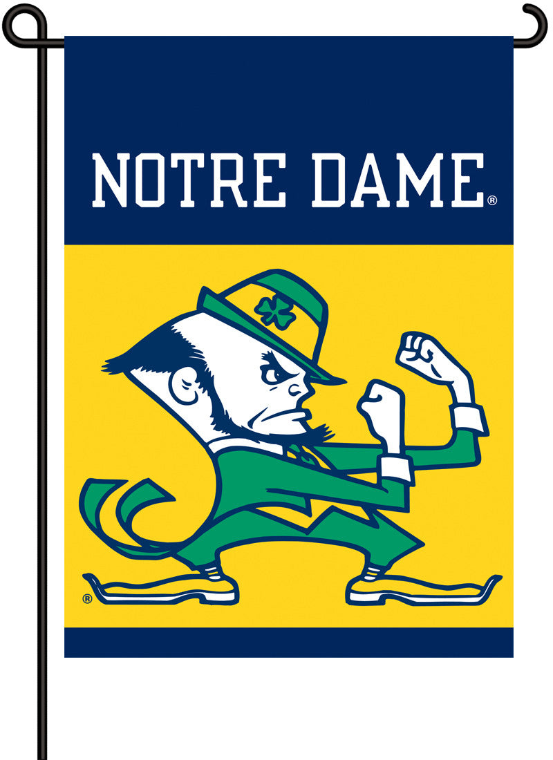 Notre Dame 2-sided Garden Flag